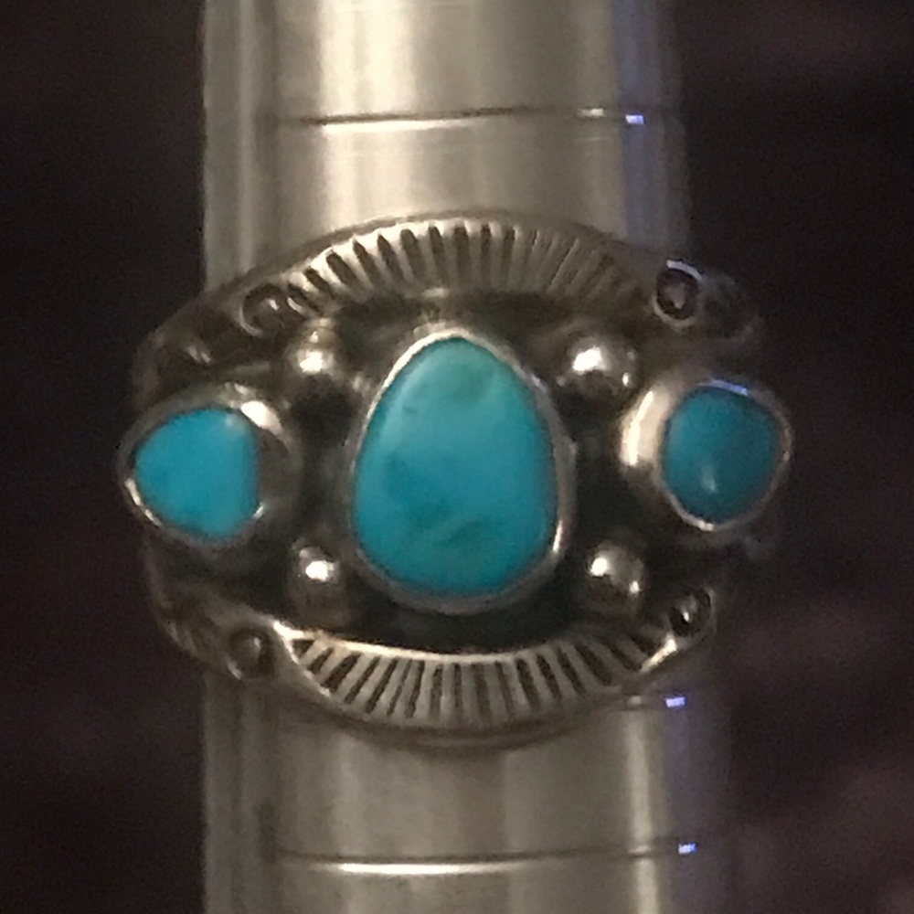 Genuine Navajo Turquoise Ring